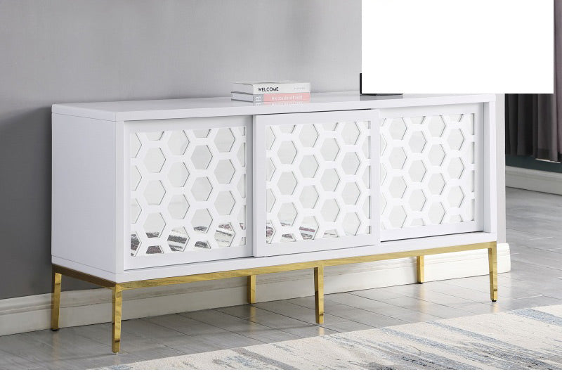 Mariano Furniture - T2024 - Modern Sideboard in White - BM-T2024WS - GreatFurnitureDeal