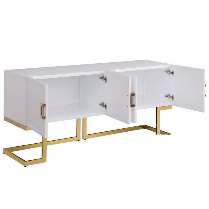 Mariano Furniture - T2025 - Modern Sideboard in White - BM-T2025WGS - GreatFurnitureDeal