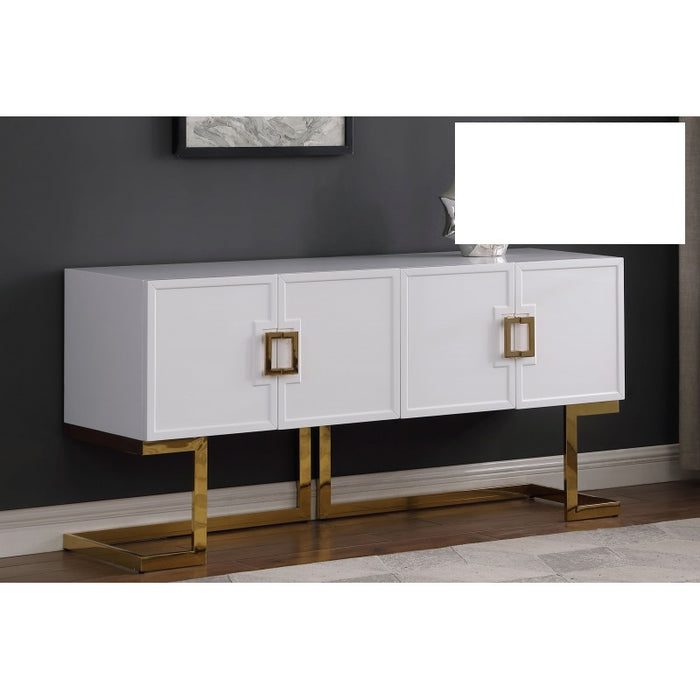 Mariano Furniture - T2025 - Modern Sideboard in White - BM-T2025WGS - GreatFurnitureDeal