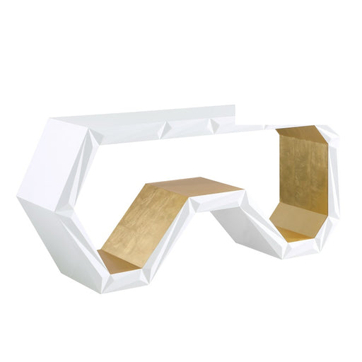 Mariano Furniture - T2027 - Console Table & Wall Mirror in White - BM-T2027WCT - GreatFurnitureDeal
