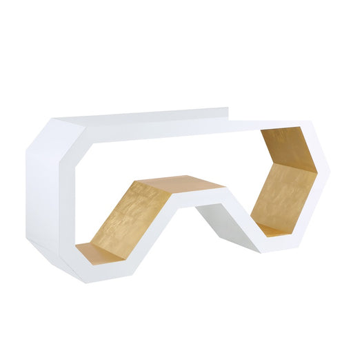 Mariano Furniture - T2027 - Console Table & Wall Mirror in White - BM-T2027WCT - GreatFurnitureDeal