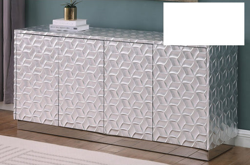 Mariano Furniture - T2029 - Modern Sideboard in Silver - BM-T2029SS - GreatFurnitureDeal
