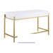 Mariano Furniture - T2031 Computer Desk in Gold - BM-T2031CDW - GreatFurnitureDeal