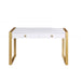 Mariano Furniture - T2032 Computer Desk in Gold - BM-T2032CDW - GreatFurnitureDeal