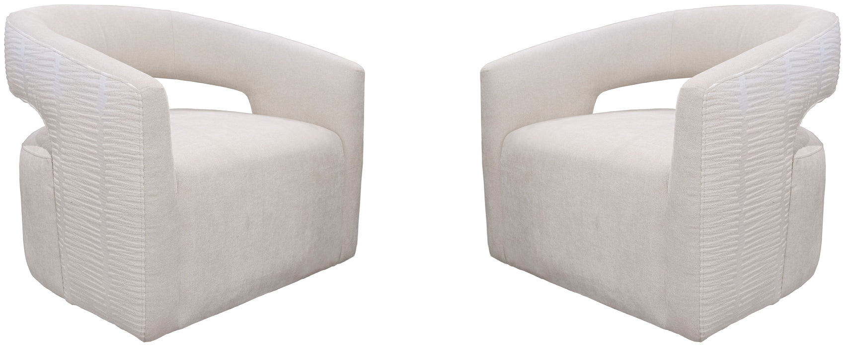 Parker Living - Orbit Open Back Accent Chair in Elise Natural (Set of 2) - SORB#912-2-ELNT - GreatFurnitureDeal