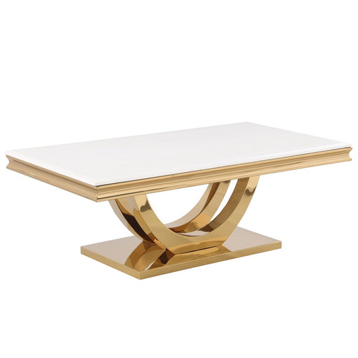 Mariano Furniture - T8403 - 3 Piece Occasional Table Set in Gold - BM-T8403G3 - GreatFurnitureDeal