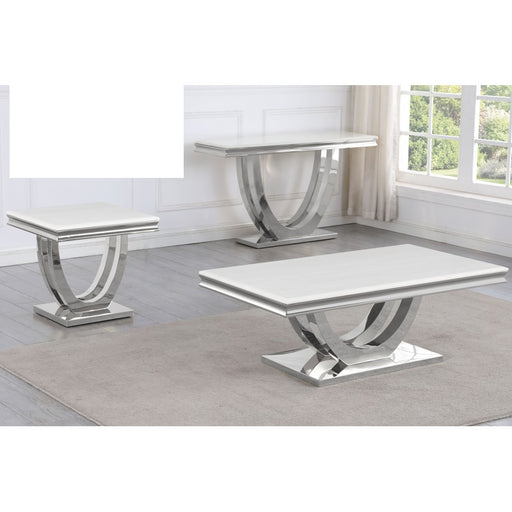 Mariano Furniture - T8403 - 3 Piece Occasional Table Set in Silver - BM-T8403S3 - GreatFurnitureDeal