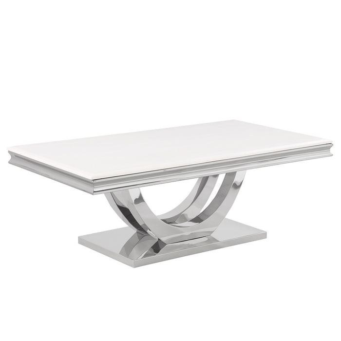 Mariano Furniture - T8403 - 3 Piece Occasional Table Set in Silver - BM-T8403S3 - GreatFurnitureDeal