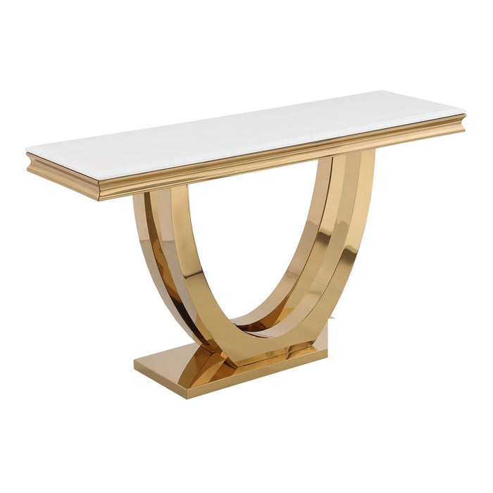 Mariano Furniture - T8403 - Console Table in Gold - BM-T8403GS - GreatFurnitureDeal
