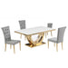 Mariano Furniture - T8403 - Dining Table in Gold - BM-T8403GT - GreatFurnitureDeal