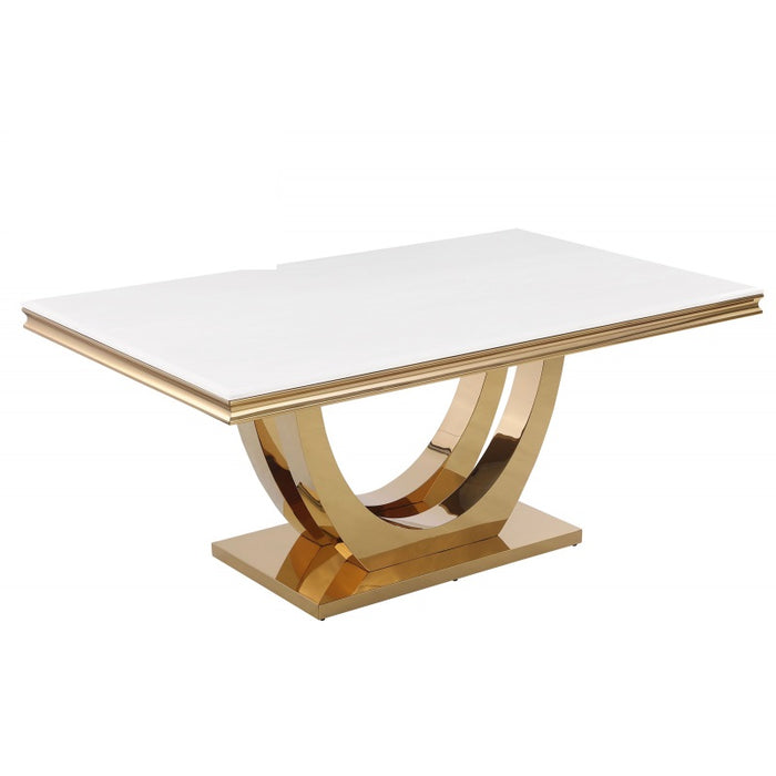 Mariano Furniture - T8403 - Dining Table in Gold - BM-T8403GT - GreatFurnitureDeal