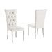 Mariano Furniture - T8403 - Dining Chair in Beige/Silver (Set of 2) - BM-T8403BESC - GreatFurnitureDeal