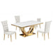 Mariano Furniture - T8403 - Dining Table in Gold - BM-T8403GT - GreatFurnitureDeal