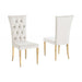 Mariano Furniture - T8403 - Dining Chair in Beige/Gold (Set of 2) - BM-T8403BEGC - GreatFurnitureDeal