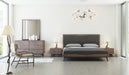 VIG Furniture - Nova Domus Soria Mid-Century Grey & Walnut Queen Bedroom Set - VGMASORIA-SET-Q - GreatFurnitureDeal