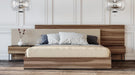 VIG Furniture - Nova Domus Matteo Italian Modern Walnut & Fabric Eastern King Bed - VGACMATTEO-BED-EK - GreatFurnitureDeal