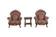 European Furniture - Tiziano Luxury Chair in Gold & Antique Silver - 38994-C - GreatFurnitureDeal