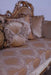European Furniture - Tiziano Luxury Sofa in Gold & Antique Silver - 38994-S - GreatFurnitureDeal