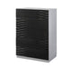 J&M Furniture - Tribeca Modern Chest in Black Gloss & Grey - 18869-C - GreatFurnitureDeal