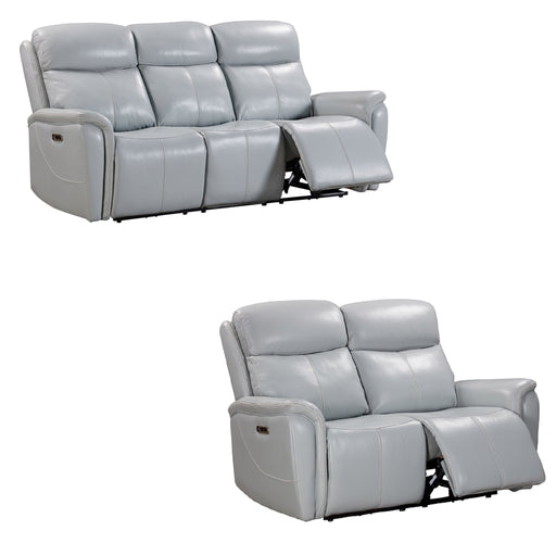 Parker Living - Cascade 2 Piece Power Reclining Living Room Set in Seamist Grey - MCAS#832PH-SMGR-2SET - GreatFurnitureDeal