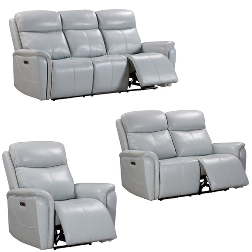 Parker Living - Cascade 3 Piece Power Reclining Living Room Set in Seamist Grey - MCAS#832PH-SMGR-3SET - GreatFurnitureDeal