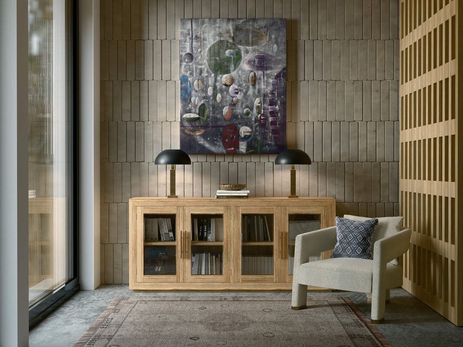 Bramble - Tuscan Rustic Distressed Teak 4 Door Sideboard in Teak Natural w/ Weathered Teak Distressing - 85293TNT----- - GreatFurnitureDeal