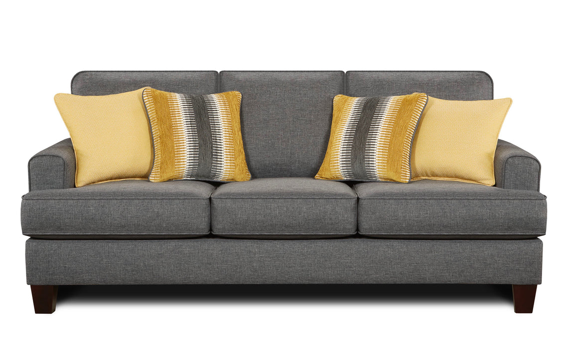 Southern Home Furnishings - Maxwell Queen Sleep Sofa in Gray - 2604 Maxwell Gray Steed - GreatFurnitureDeal