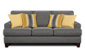 Southern Home Furnishings - Maxwell Queen Sleep Sofa in Gray - 2604 Maxwell Gray Steed - GreatFurnitureDeal