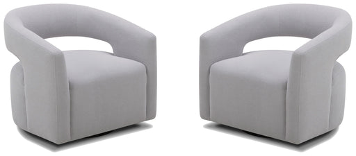 Parker Living - Orbit Open Back Accent Chair in Dame Dove (Set of 2) - SORB#912-2-DMDV - GreatFurnitureDeal