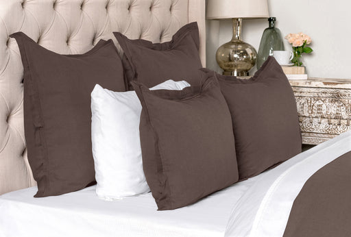 Classic Home Furniture - Harlow Chocolate Queen Duvet - V011463 - GreatFurnitureDeal