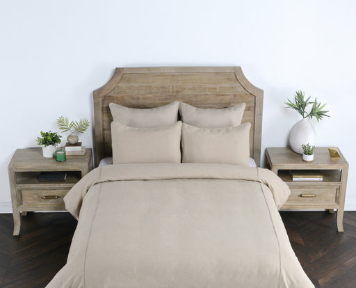 Classic Home Furniture - Clarin Natural Queen Duvet - V011555 - GreatFurnitureDeal