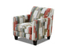 Southern Home Furnishings - Bottega Accent Chair in Multi - 25-02 Bottega Jade - GreatFurnitureDeal