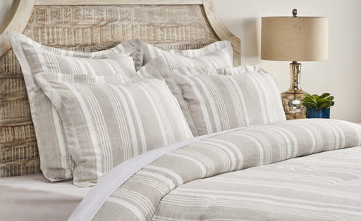 Villa By Classic Home - Dale Ivory Queen Duvet - V150713 - GreatFurnitureDeal