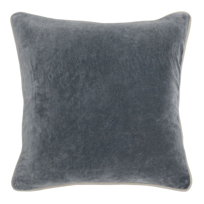 Classic Home Furniture - SLD Heirloom Velvet Multiple Pillows 22X22 in Stone Gray (Set of 2) - V150761