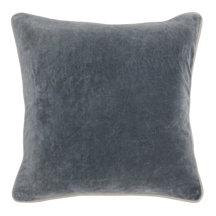 Villa By Classic Home - SLD Heirloom Velvet Multiple Pillows 22X22 in Stone Gray (Set of 2) - V150761 - GreatFurnitureDeal