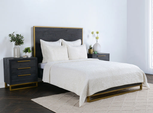 Classic Home Furniture - Bari Velvet Quilt Pillows 14X20 in Cloud (Set of 2) - V160013 - GreatFurnitureDeal