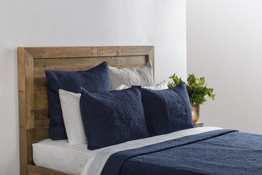 Villa By Classic Home - Elara Indigo King Sham 20x36 -Set of 2- V170083 - GreatFurnitureDeal