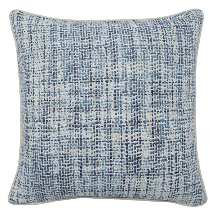 Villa By Classic Home - TW Brax Blue/Ivory Pillow (Set of 2) - V180013 - GreatFurnitureDeal