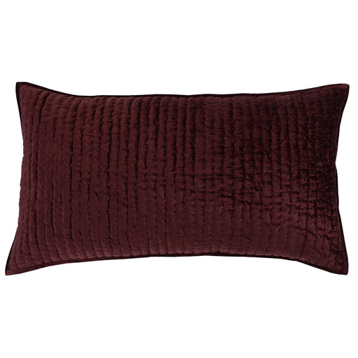 Villa By Classic Home - Bari Velvet Port King Sham -Set of 2- V180046 - GreatFurnitureDeal