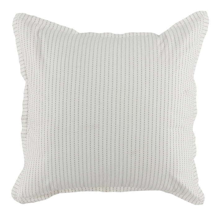 Villa By Classic Home - Karina Ivory Gray Euro Sham - Set of 2 - V190042 - GreatFurnitureDeal