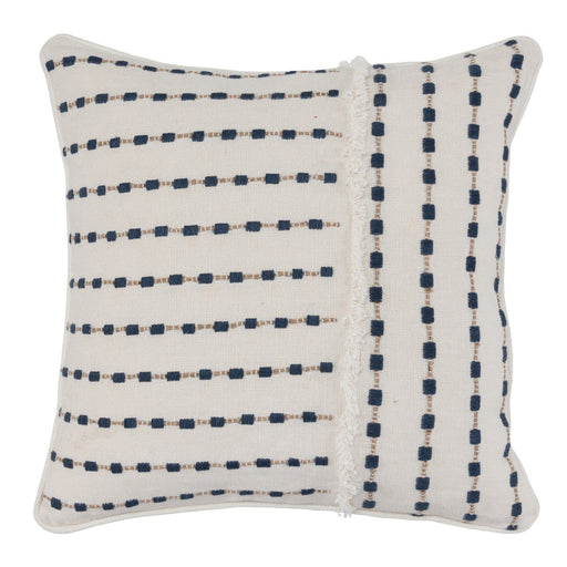 Villa By Classic Home - NE Katia Ivory/Navy 20x20 Pillow (Set of 2) - V190076 - GreatFurnitureDeal