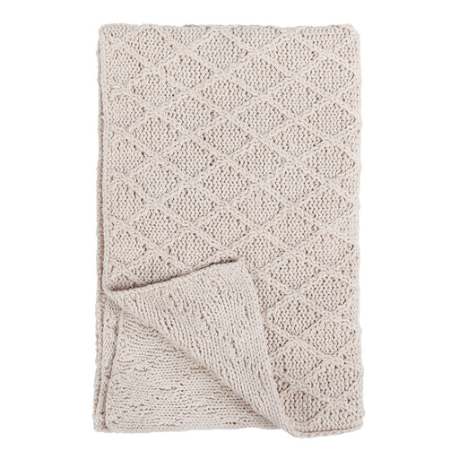 Classic Home - TC Catalina Throw Ivory 50x70 - V190115 - GreatFurnitureDeal