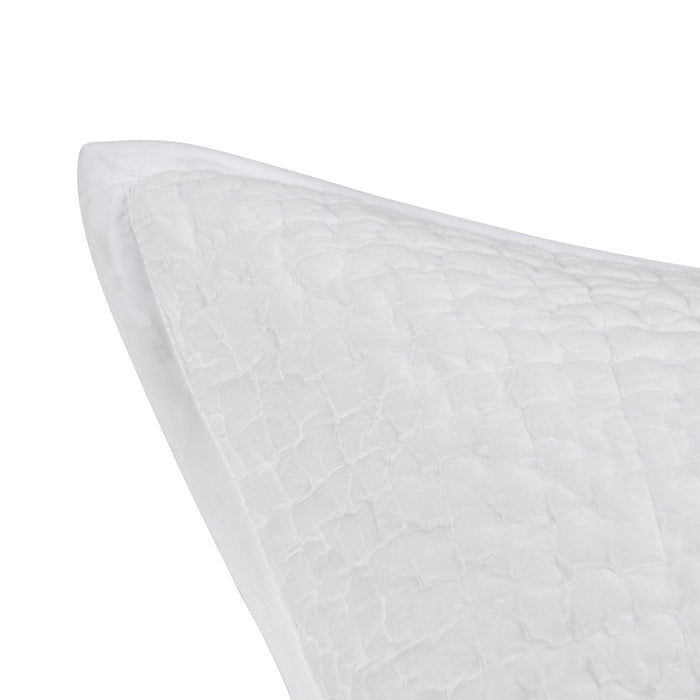 Villa By Classic Home - Danica White King Sham - Set of 2 - V190119 - GreatFurnitureDeal