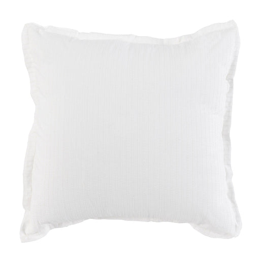 Villa By Classic Home - Karina White Euro Sham - Set of 2 - V210002 - GreatFurnitureDeal