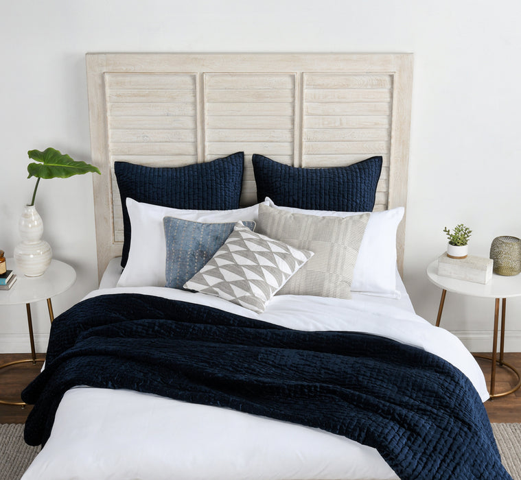 Classic Home Furniture - Bari Velvet Ocean Blue Euro Sham -Set of 2- V211007 - GreatFurnitureDeal