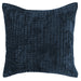 Villa By Classic Home - Bari Velvet Ocean Blue Euro Sham -Set of 2- V211007 - GreatFurnitureDeal