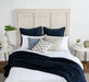 Classic Home Furniture - Bari Velvet Ocean Blue King Sham -Set of 2- V211008 - GreatFurnitureDeal