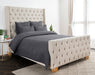 Classic Home Furniture - Danica Charcoal King Quilt - V211083 - GreatFurnitureDeal