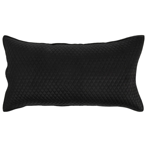 Villa By Classic Home - Diamond Quilt Pillows in Onyx (Set of 2) - V220082 - GreatFurnitureDeal