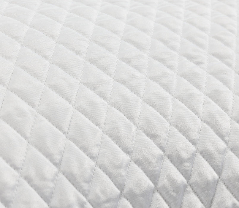 Villa By Classic Home - Diamond White King Sham - Set of 2 - V220084 - GreatFurnitureDeal